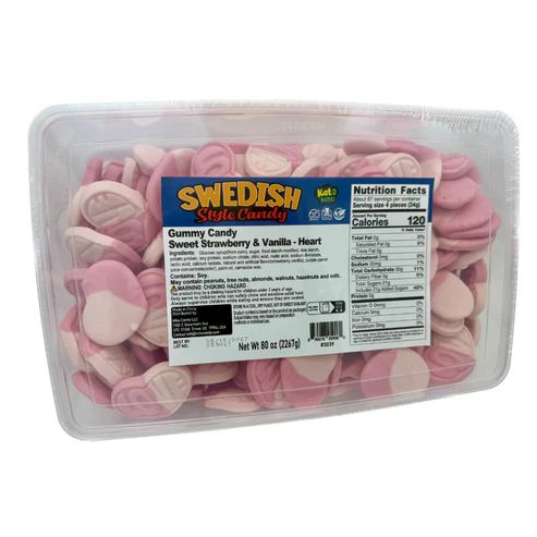 Swedish Style Hearts Strawberry Vanilla
