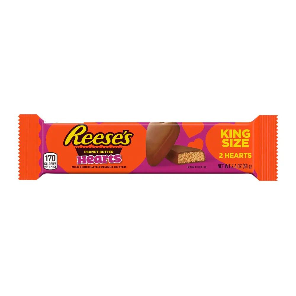 Reese's Peanut Butter Hearts King Size