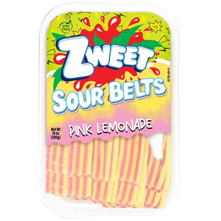 Zweet Sour Belts- Pink Lemonade