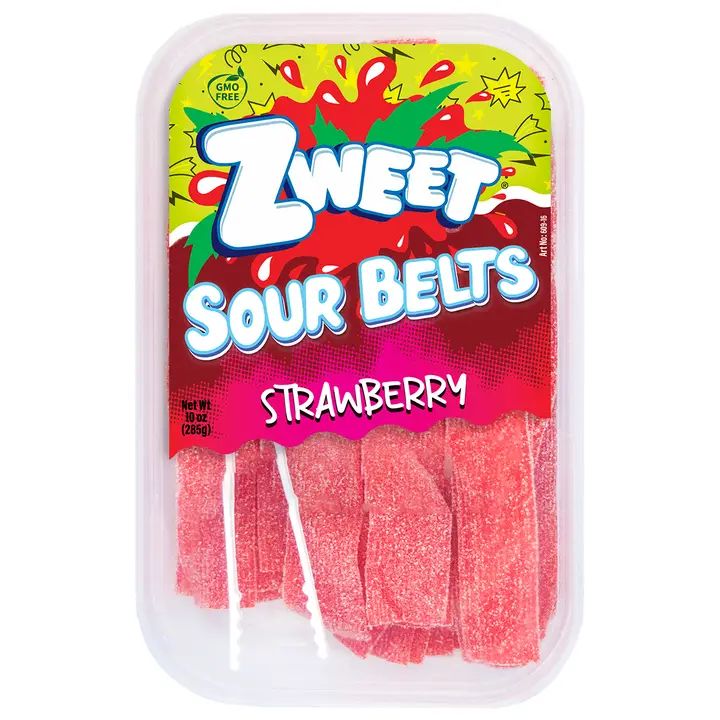 Zweet Sour Belts- Strawberry