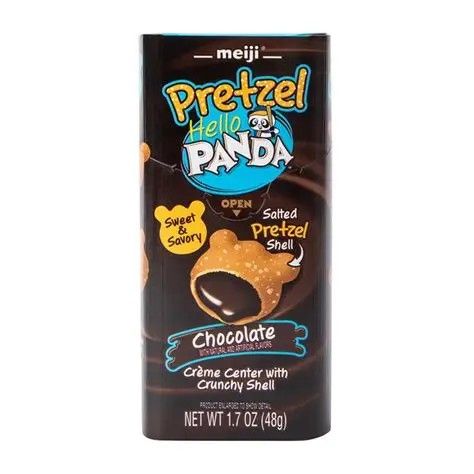 Meiji Hello Panda Chocolate filled Pretzels