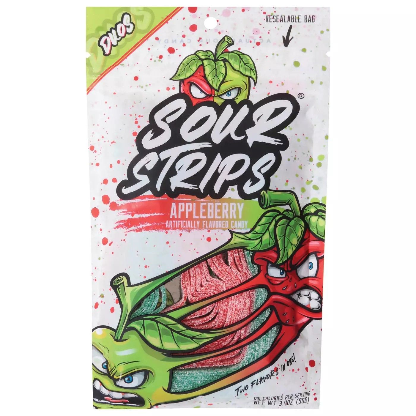 Sour Strips Duos AppleBerry
