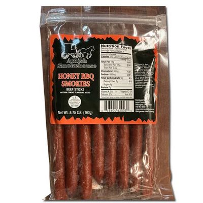 Amish Smokehouse Beef Sticks- Honey BBQ