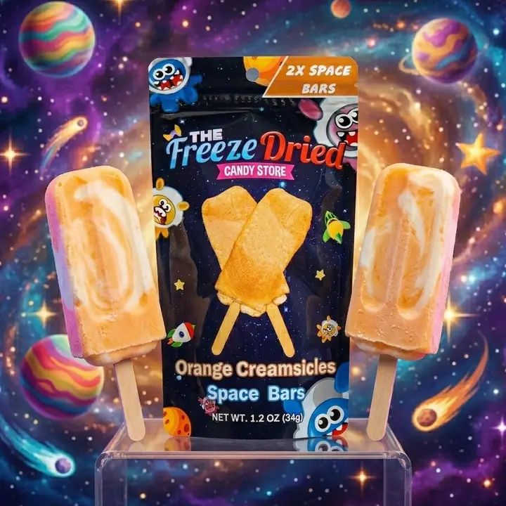 The Freeze Dried Candy Store- Orange Creamsicle Bars