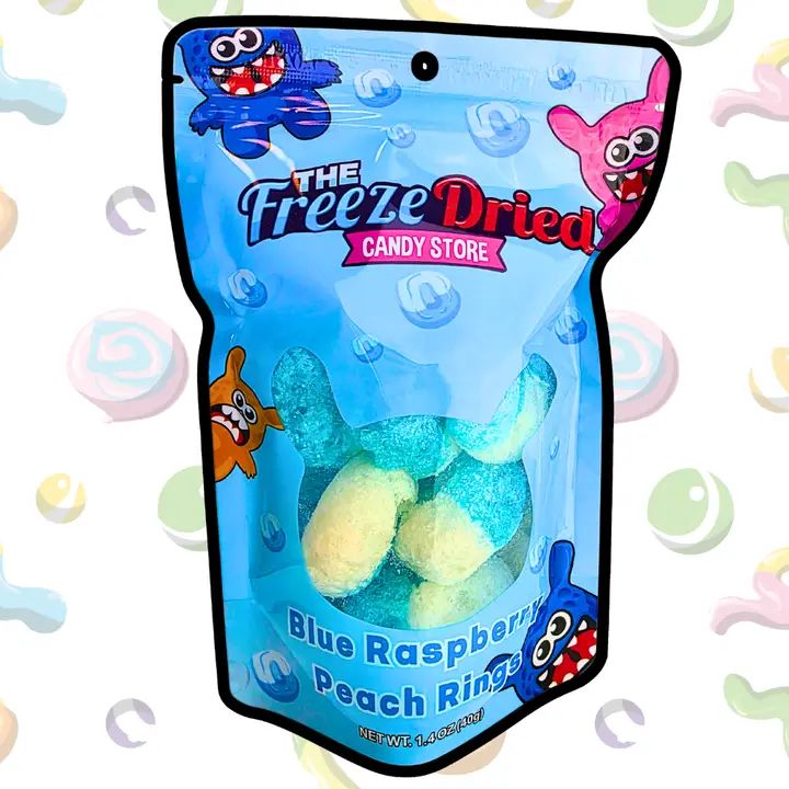 The Freeze Dried Candy Store- Blue Raspberry Rings