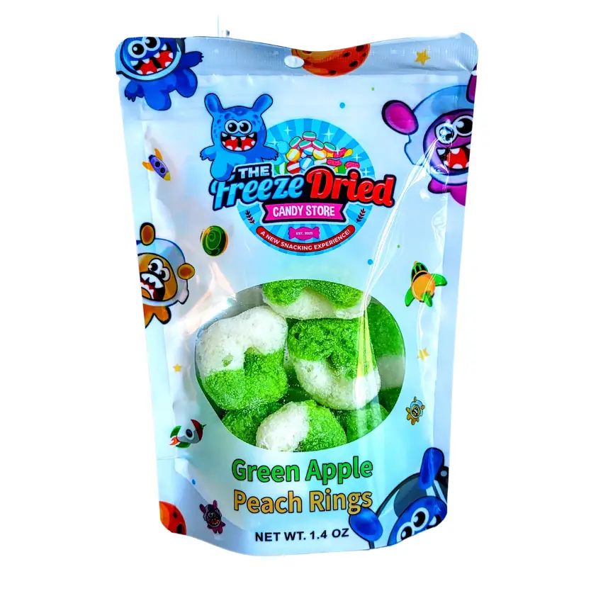 The Freeze Dried Candy Store- Green Apple Rings