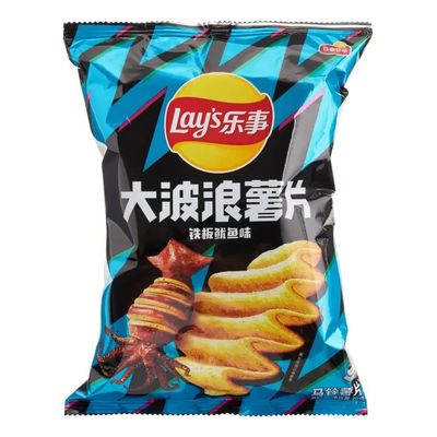 Lay's Wavy Grilled Squid 70g (China)