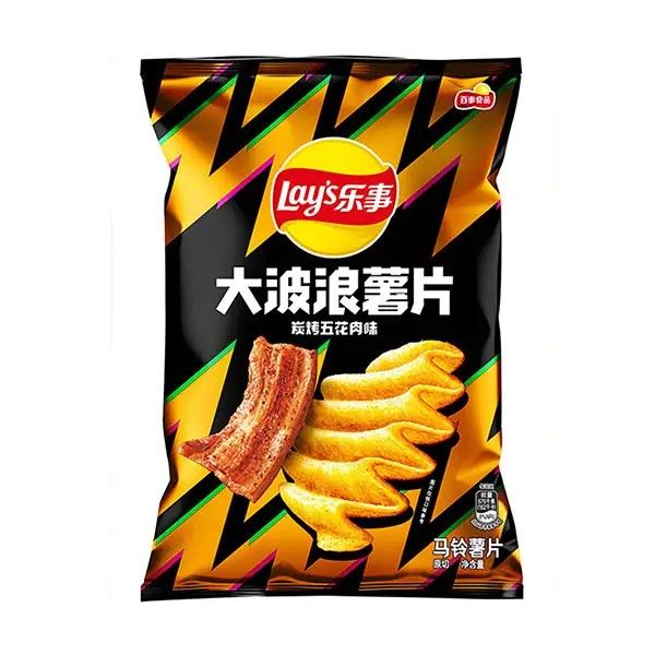 Lay's Wavy Grilled Pork Belly 70g (China)