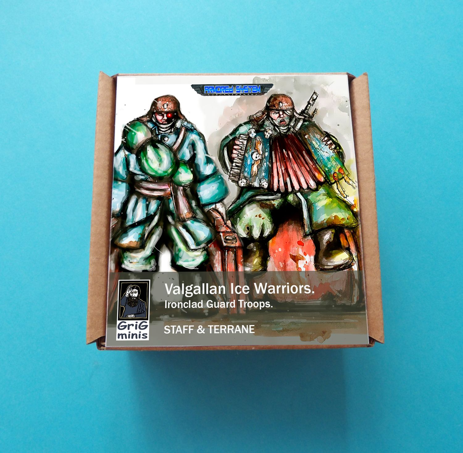 Ice warriors. staff (Proxy Valhalla Imperial Guard  )