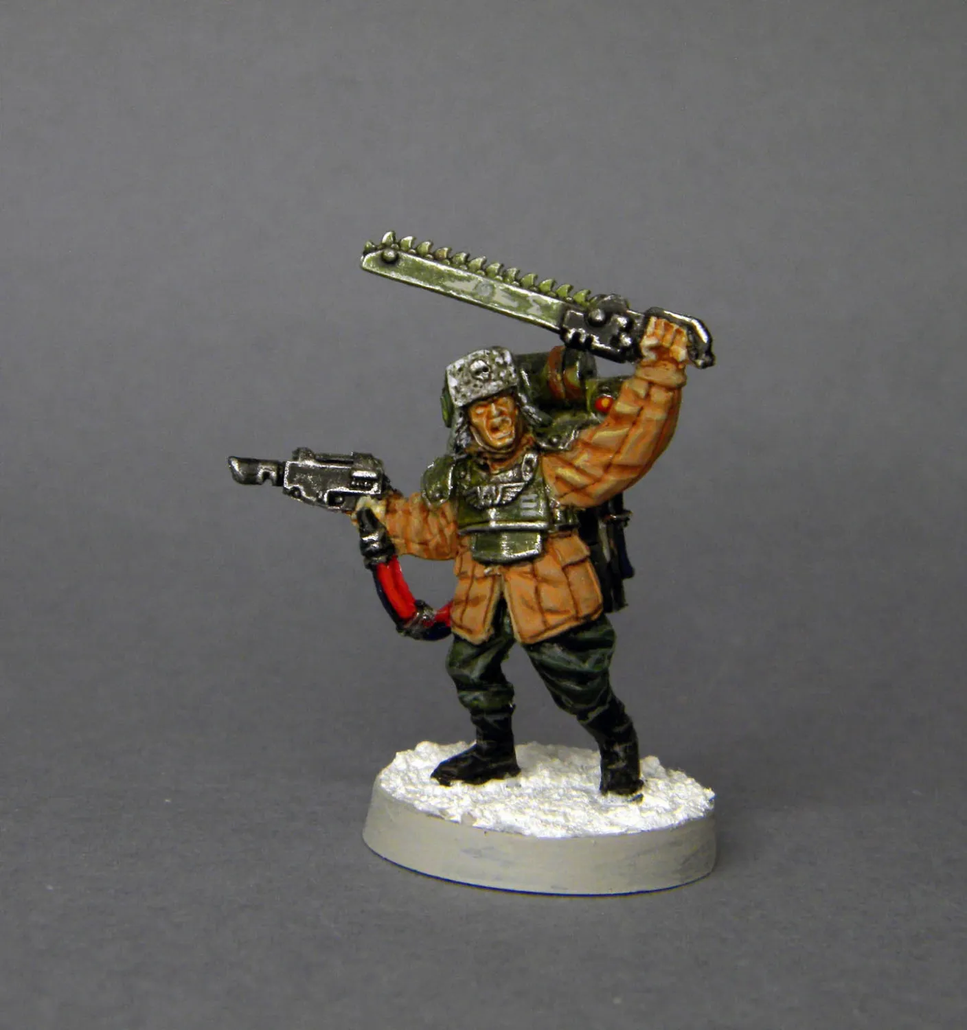 Sergeant. Ice warriors N7 - Heavy Infantry (Proxy Valhalla Imperial Guard  ) . Valhallan Ice Warriors. (proxy). Imperial Guard. 28mm
