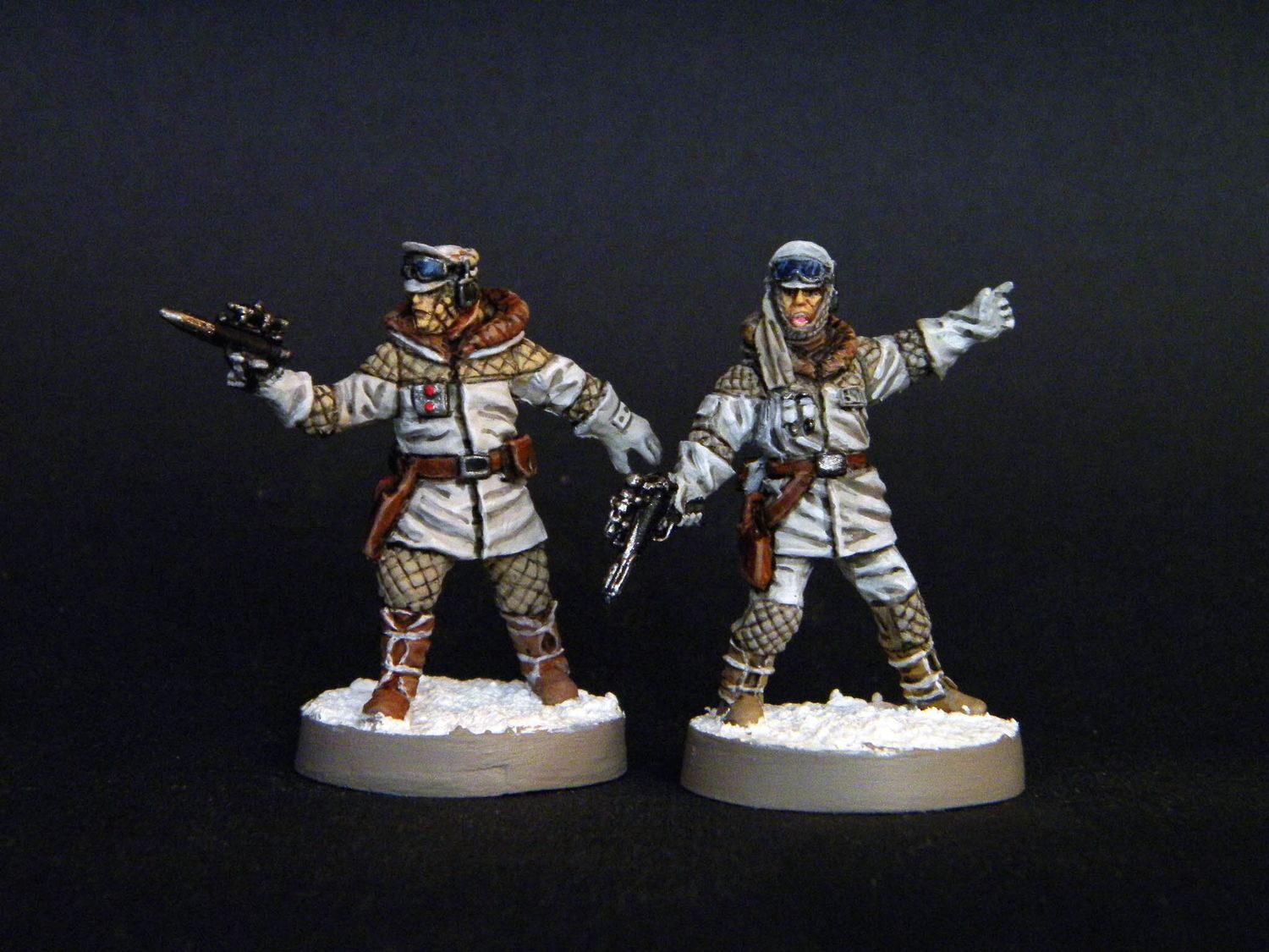 Rebel officers . Battle on Hoth. Star Wars. Set of 2 miniatures. Star Wars Legion