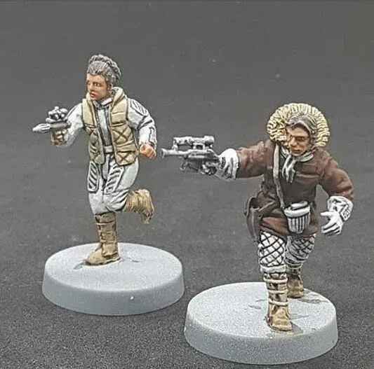 Han Solo . Battle on Hoth. Star Wars.  Star Wars Legion.