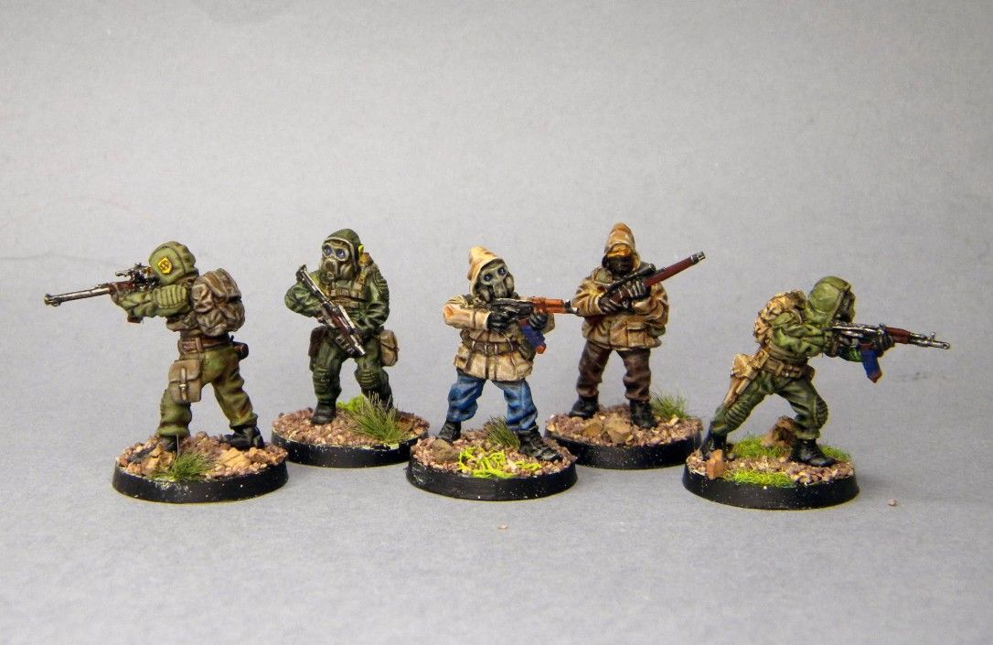 Stalker. Loner Stalkers set. Adventures. S.t.a.l.k.e.r. , Metro, Zona Alfa. Zombi, fallout
