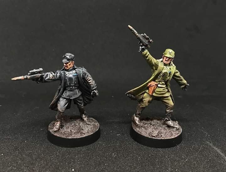 2 imperial officers. Star Wars. Set of 2 miniatures. Star Wars Legion.