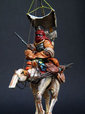 Animal with cargo &amp; Rider. Eopi (Tatooine). Star Wars Legion.