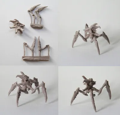 Arachnid. Guardsman. &quot;Starship Troopers&quot; 15 мм. In a set of 5 beetles