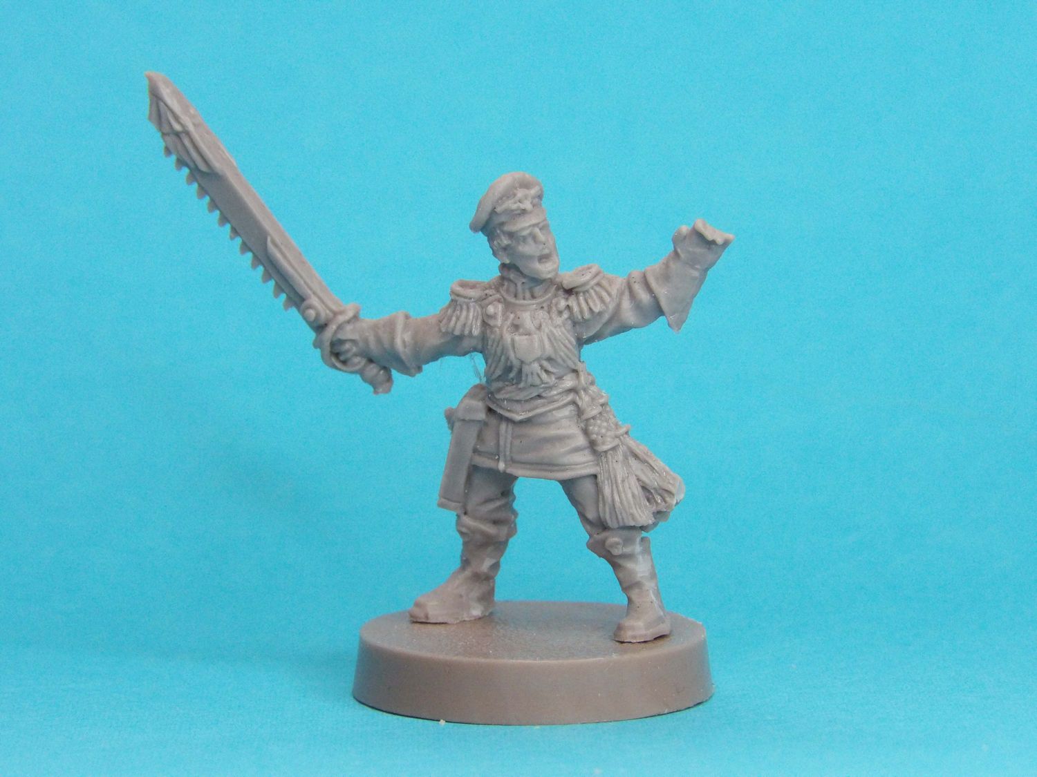 Officer Iron Guard ( Proxy Mordian Guard ). Imperial guard. 28 mm