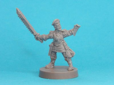 Officer Iron Guard ( Proxy Mordian Guard ). Imperial guard. 28 mm