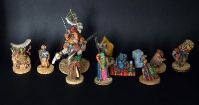 Tatooine Citizens Market Miniatures Set. Star Wars Legion. 11 miniatures