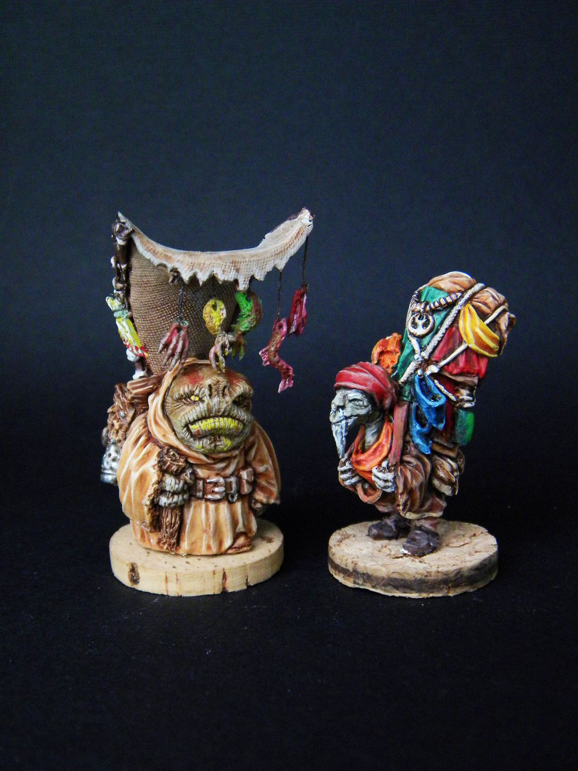 Tatooine Citizens Market Miniatures .Sellers. 2 miniatures. Star Wars Legion. 11 miniatures
