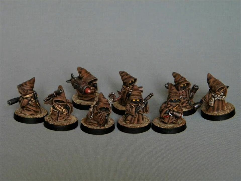 Jawas 9 figures. Star Wars Legion. Star Wars
