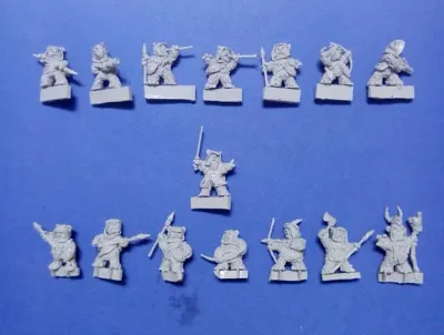 Ewoks.  14 figures. Bonus - Ewok Jedi   Star Wars Legion. Star Wars