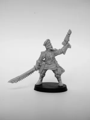 Officer Iron Guard ( Proxy Mordian Guard ). Imperial guard. 28 mm