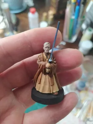 Obi Wan Kenobi. old. The Clone Wars. Star Wars. Star Wars Legion.
