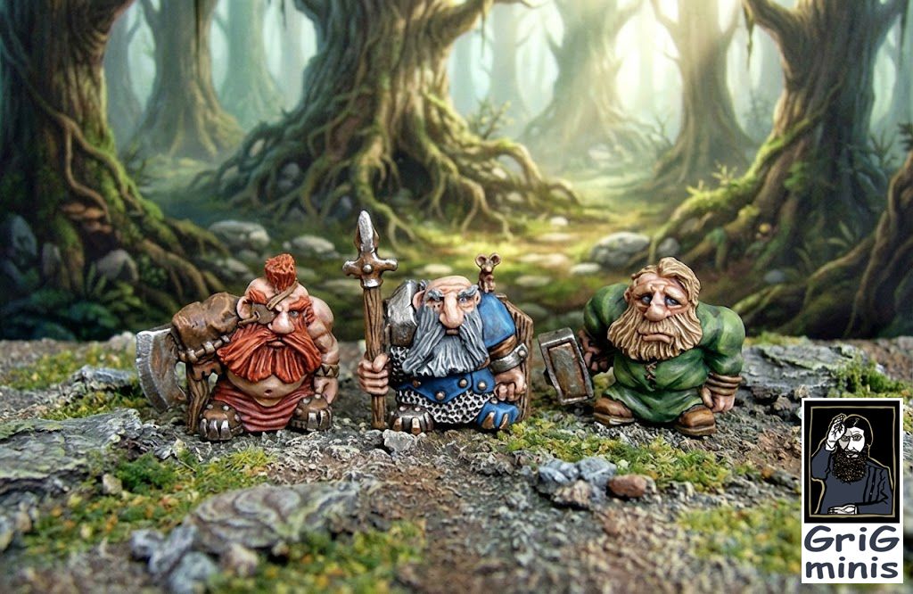 Dwarfs . 15 miniatures
