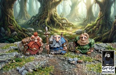 Dwarfs . 15 miniatures