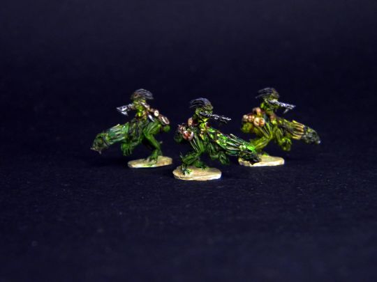 Kroot knarloc riders .  Epic 6 mm