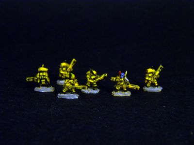 TAU Fire Warriors 6 mm / Epic-scale. 30 miniatures