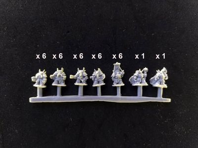 Chaos Terminators. There are 32 miniatures in the set.