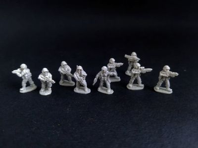 Starship Troopers Infantry. 15 mm. 50 miniatures, large set