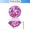Paperweight Diamond Crystal 3 inch, Size: Pink