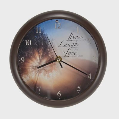 Inspirational Clock Live Laugh Love