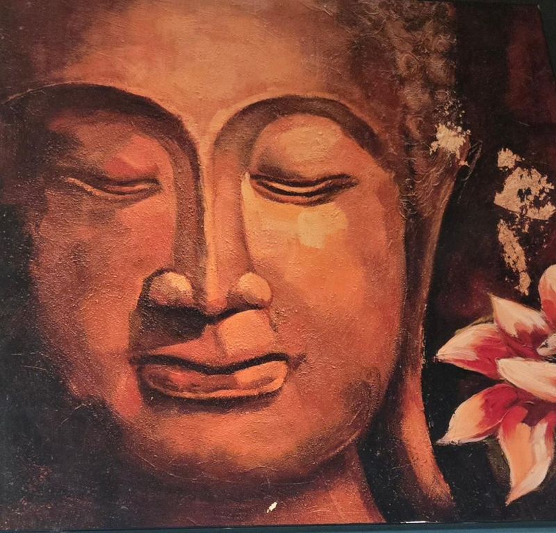 Buddha Acrylic  Frameless Pictures
