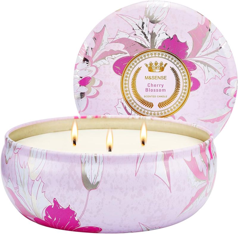 Candle 3 Wick Tin Vegan Wax