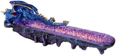 Dragon Geode Incense Burner  Midievil Gothic