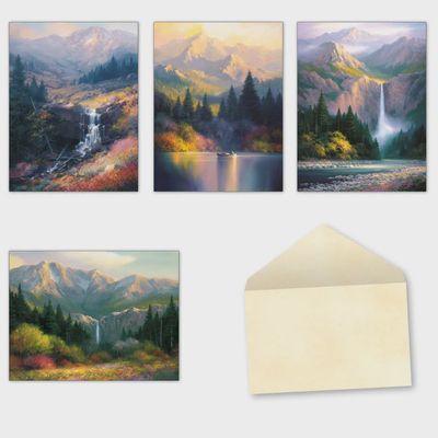 Cards Leanin Tree NOTE Card Blank Nature Image