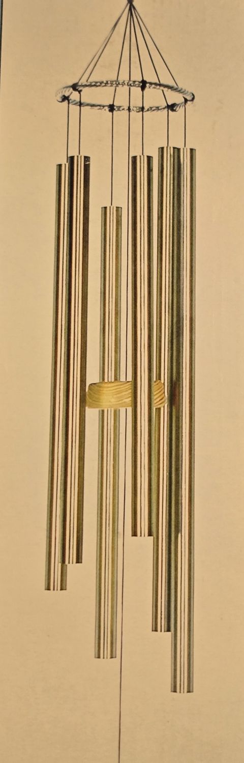 Wind Chime Tuned with 6 tubes