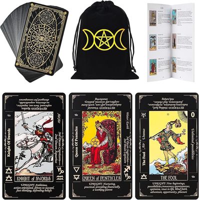 Tarot Cards with Velvet Satchel Bag