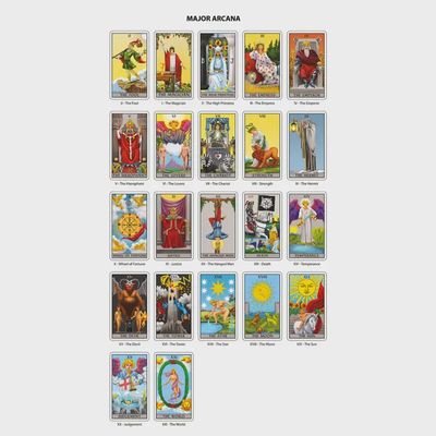 Tarot Deck Modern Lustrous Deck T202
