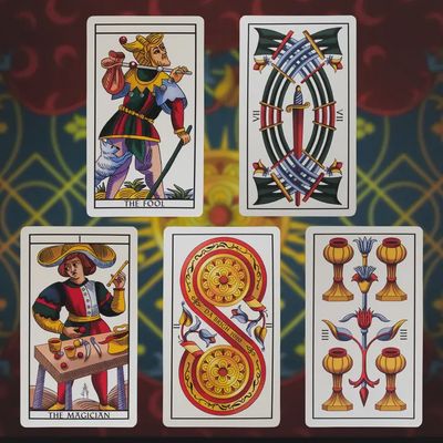 Tarot of Marseilles Historical Deck Cards T101