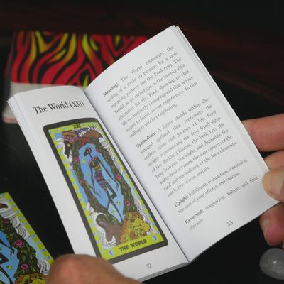 African Tarot Card Deck Cubist T204