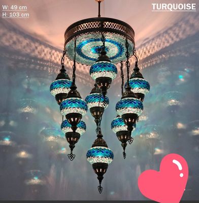 Mosaic Chandelier 9 + 1 Plate- Pre Order Custom