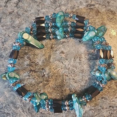 Bracelet Hematite Magnétic Wrap
