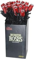 Red Rose Silver Glitter