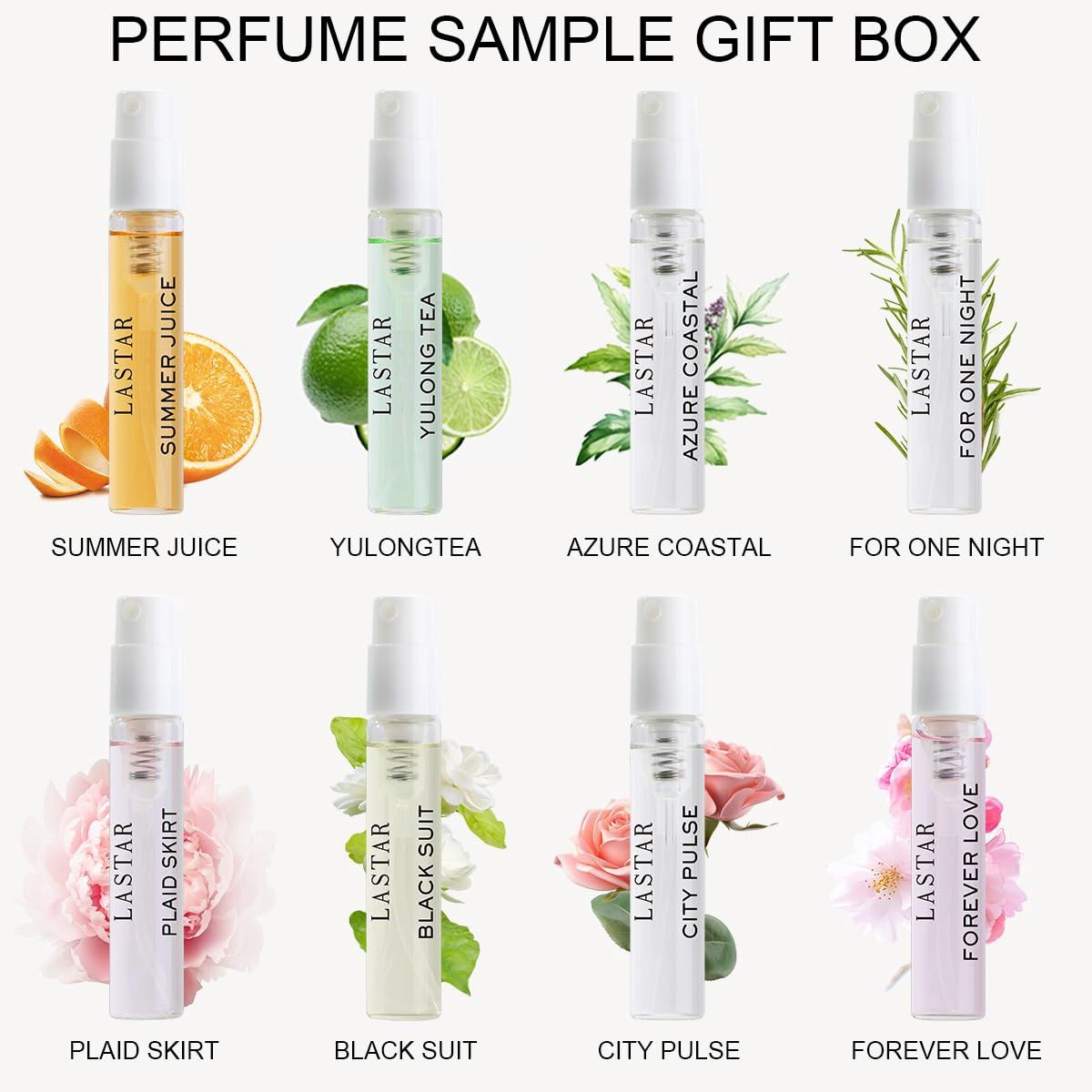 Perfume Lastar travel mini spray set 8 pc