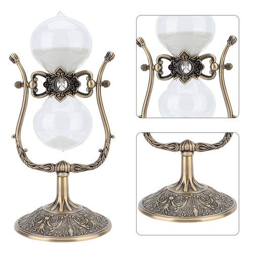 Hour Glass 15 minute White Sand 360 Rotating Timer